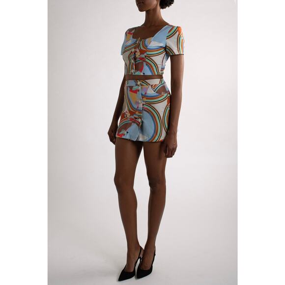 Stefani Vaidani Patterned Skirt Set - Picture 5 of 5